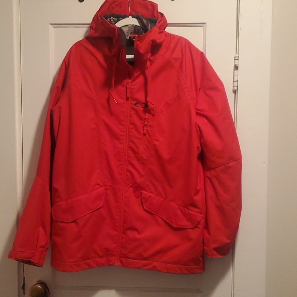 Oakley Men's Shell Jacket, red, sz XL